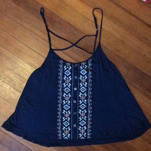 E(Hanger)M Flowy Embroidered Top